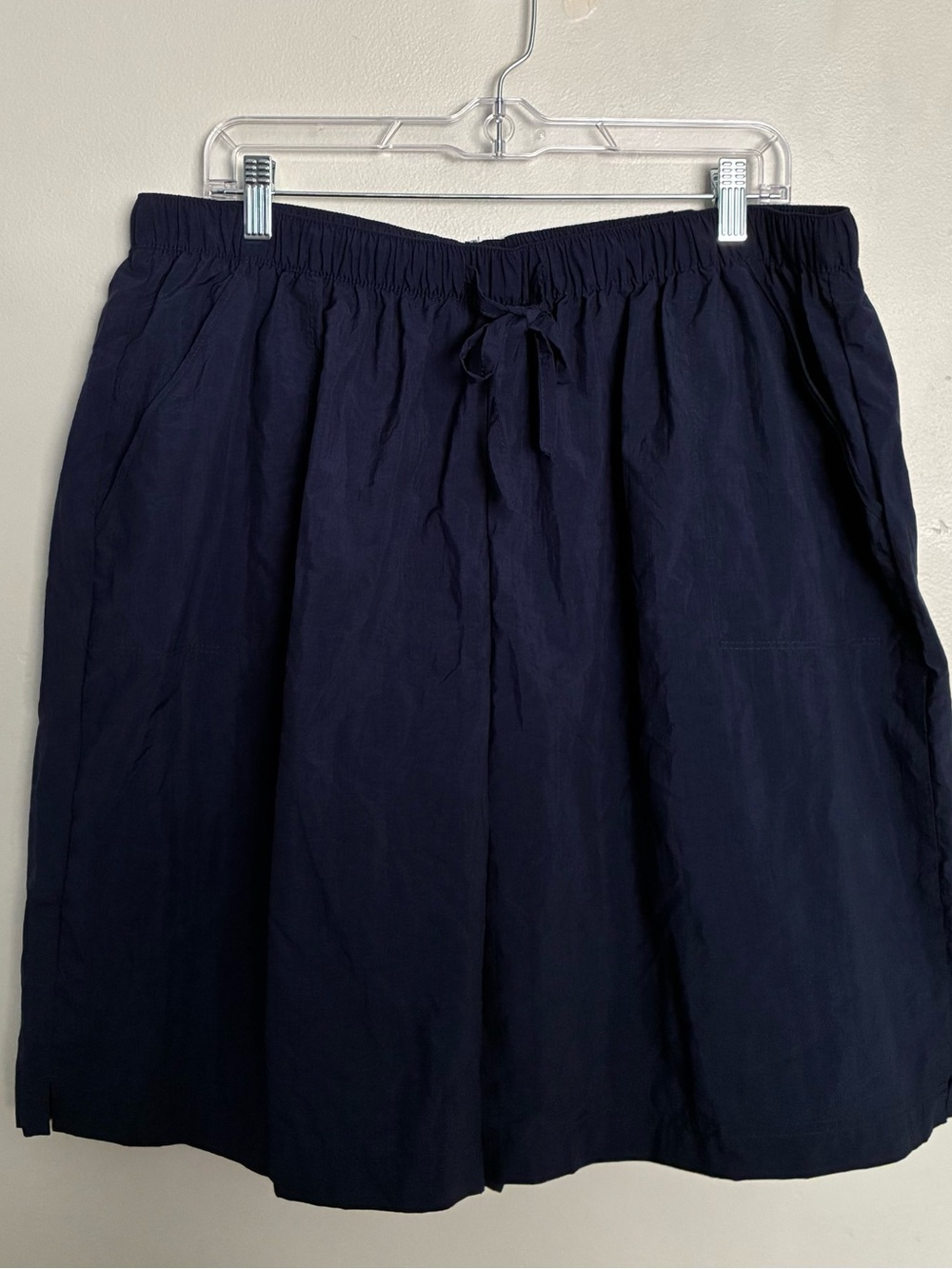 Swimsuits For All Navy Elastic Waist Woman’s Shorts With Pockets Size 22-24 NWT